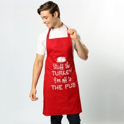 Christmas apron - "Stuff the turkey"