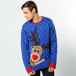 Reindeer - 3D adults Christmas jumper