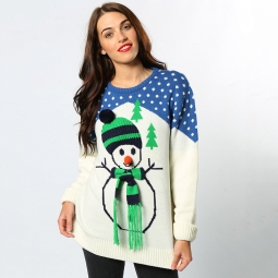 Snowman - 3D adults Christmas jumper