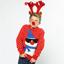 Snowman - 2D kids Christmas jumper