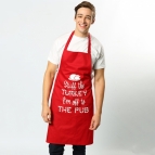 Christmas apron - "Stuff the turkey"