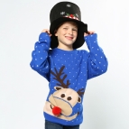 Reindeer - 2D kids Christmas jumper