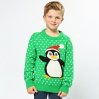 Penguin - 2D kids Christmas jumper
